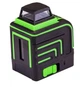 Лазерний рівень MASTERTOOL H360+V 2 лазерні головки GREEN 0.2 мм/м 10 м Li-ion сумка 30-1906 - зображення 2