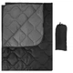 Одеяло кемпинговое с чехлом 150 × 200 см Dark gray KT7001007 — с кнопками для использования под пончо - изображение 1