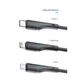 Дата кабель USB 2.0 AM to USB-C 3.0m black Essager (EXCT-LSC01) - изображение 7