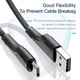 Дата кабель USB 2.0 AM to USB-C 3.0m black Essager (EXCT-LSC01) - изображение 12