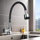 Кухонный смеситель Rubineta Flexy 33 BK гибкий черный AND HA-181 - изображение 11