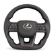 Анатомический руль для Lexus LX570, GX460. С подогревом. Кожа. Хромированный логотип. В сборе. - изображение 1