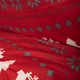 Комплект постільної білизни Homla Renna Підковдра 160 x 200 см + 2 наволочки на подушки 70 x 80 см зі святковим візерунком червоний (5902869942048) - зображення 6
