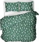 Комплект постільної білизни Homla Pema Підковдра 160 x 200 см + 2 наволочки на подушки 70 x 80 см зі святковим візерунком зелений (5902869986127) - зображення 9