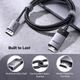 Односпрямований кабель Ugreen DisplayPort to HDMI 8K@60Hz 4K@120Hz 1.5 м Black (DP115) - зображення 5