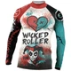 Wicked Roller 4в1 - Мужской компрессионный спортивный комплект (рашгард, футболка, легинсы, шорты) - XXL - изображение 2