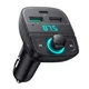 АЗП з FM-модулятором Ugreen CD229 FM&bluetooth Transmitter&Car Charger + TF Slot чорний - изображение 1