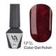 Гель-лак Valeri color №16 Бордовый с блестками, 6 мл - изображение 1