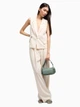 Сумка багет седло женская из искусственной кожи маленькая Armani Exchange Large Shoulder Bag With Side Pockets XW000405AF12589U7231 Зеленая (82434543916) - изображение 2