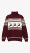Свитер с узором мужской GENUA PB009 M Бордовый shop (2000999371776) - изображение 1