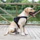 Шлея для собак Harness, тактический жилет с ручкой L (70-90 см) Черный (019L-BLACK) - изображение 2
