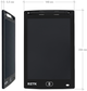 Детский планшет для рисования RZTK Art Board 8.5" со стилусом LCD Black (LCD-85B) - изображение 12