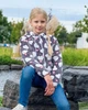 Махрова толстовка для дівчинки прямого крою на блискавці Носи своє 122 Коричневий (p-6979-137689) - изображение 3