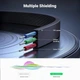 Аудиокабель mini jack 3,5 mm UGREEN Straight to angle flat cable с угловым L-образным штекером (3m). Grey - изображение 5