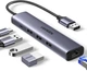 USB-хаб Ugreen CM475 5-in-1 USB 3.0 - 3хUSB 3.0/Type-C+RJ45(1000M) Ethernet (UGR-60554) - изображение 2