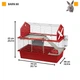 Клетка для кроликов и грызунов Ferplast Barn 80 78х48х65 см. Серая (57068021) - изображение 2