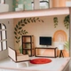 Кукольный дом Sunny Cottage деревянный с мебелью Детский домик для кукол барби девочек lol ПРЕМИУМ - изображение 11