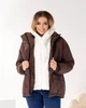 Жіноча зимова куртка Uaclothes 48-52 Коричневий (like36059-164811361) - изображение 2