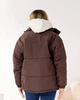 Жіноча зимова куртка Uaclothes 48-52 Коричневий (like36059-164811361) - изображение 4