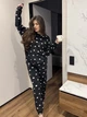 Жіночий велюровий домашній костюм (кофта+штани) Uaclothes 50-52 Чорний (like36085-165071358) - зображення 1