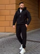 Чоловічий флісовий костюм з капюшоном (худі + штани) Uaclothes L-XL Чорний (like36069-164911398) - изображение 2