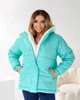 Жіноча зимова куртка Uaclothes 54/60 Бірюзовий (like36060-1648213101) - изображение 3
