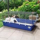 Клетка для кроликов и морских свинок Ferplast Rabbit 120 119х58.5х46 см Синяя с полочкой (57053417) - изображение 3