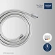 Шланг для душу Grohe VitalioFlex Silver TwistStop 1500 мм 27505001 - изображение 4