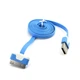 Кабель FROM FACTORY USC для Apple разные цвета USB/30mm/1м Синий - изображение 1