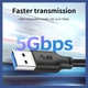 Кабель CableTime USB 3.0 AM - AM, 3 м (CA10N) (CA915415) - зображення 3