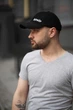 Кепка чоловіча Intruder дихаючий головний убір із вишитим логотипом регульована класична модель чорна one size - зображення 4
