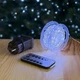 Светодиодная гирлянда Роса 50 метров холодный белый свет белый провод 500 LED 8 режимов с пультом - изображение 1
