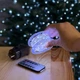 Светодиодная гирлянда Роса 50 метров холодный белый свет белый провод 500 LED 8 режимов с пультом - изображение 2