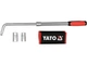 Ключ для коліс телескопічний YATO L-подібний, квадр-1/2", 2 насадки: М17x19 та М21х23, l= 385-530 мм (YT-08040) - зображення 1