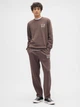 Світшот на флісі чоловічий GAP Sweatshirt 52389012 S Коричневий (315831458607) - зображення 3