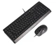 Комплект (клавиатура, мышь) A4Tech F1512 Black - изображение 2