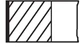 Набір кілець поршневих 03074N2 MAHLE MAHLE / KNECHT 03074N2 Audi TT, A3; Volkswagen Transporter, Golf, Multivan, Phaeton, Touareg, EOS; Porsche Cayenne - зображення 1