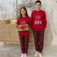 Детская теплая пижама Трикотаж 128-134 см красная Winter Holiday COSY KMW22 - изображение 1