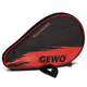 Чохол для ракетки Gewo Round Cover Wave з відділенням для м'ячів, чорно-червоний - изображение 1