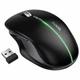 Компьютерная мышь Hoco GM40 Dixon RGB Dual-Mode Wireless, перезаряжаемая, до 140 часов без подсветки, черная - изображение 3