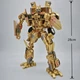 Коллекционная фигурка Трансформер Optimus Prime Heroic Leader Golden Version Transformers золотой - изображение 4