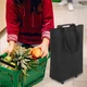 Сумка хозяйственная на колесах Shopping Bag 32 х 15 х 40 см (R32864) Черный - изображение 5