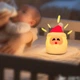 Новогодний силиконовый ночник Дед Мороз, Санта , 13 см, разноцветный, 9 цветов, 5 режимов - изображение 3