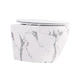 Унитаз подвесной Robin Ultra Quiet 490×365×325 мм, Marble, с сиденьем Slim Duroplast / Soft-close / Quick Rele - изображение 1