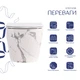 Унитаз подвесной Robin Ultra Quiet 490×365×325 мм, Marble, с сиденьем Slim Duroplast / Soft-close / Quick Rele - изображение 3