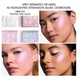 Палетка хайлайтеров для сияния лица Dior Backstage Glow Face Palette 006 Celestial Glow - изображение 3