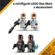 Конструктор LEGO Star Wars Боевой набор Осада Мандалора 116 элементов (75449) - изображение 6