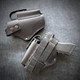 Поясна кобура Пеламе MOLLE GLOCK 17 з натуральної шкіри BLACK - зображення 8