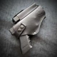 Поясна кобура Пеламе MOLLE GLOCK 17 з натуральної шкіри BLACK - зображення 11