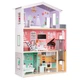 Ляльковий будинок Ecotoys WOW Purple дерев'яний ляльковий будиночок з меблями будинок для ляльки дитячий дерев'яний з декором іграшковий домик для барбі - зображення 2